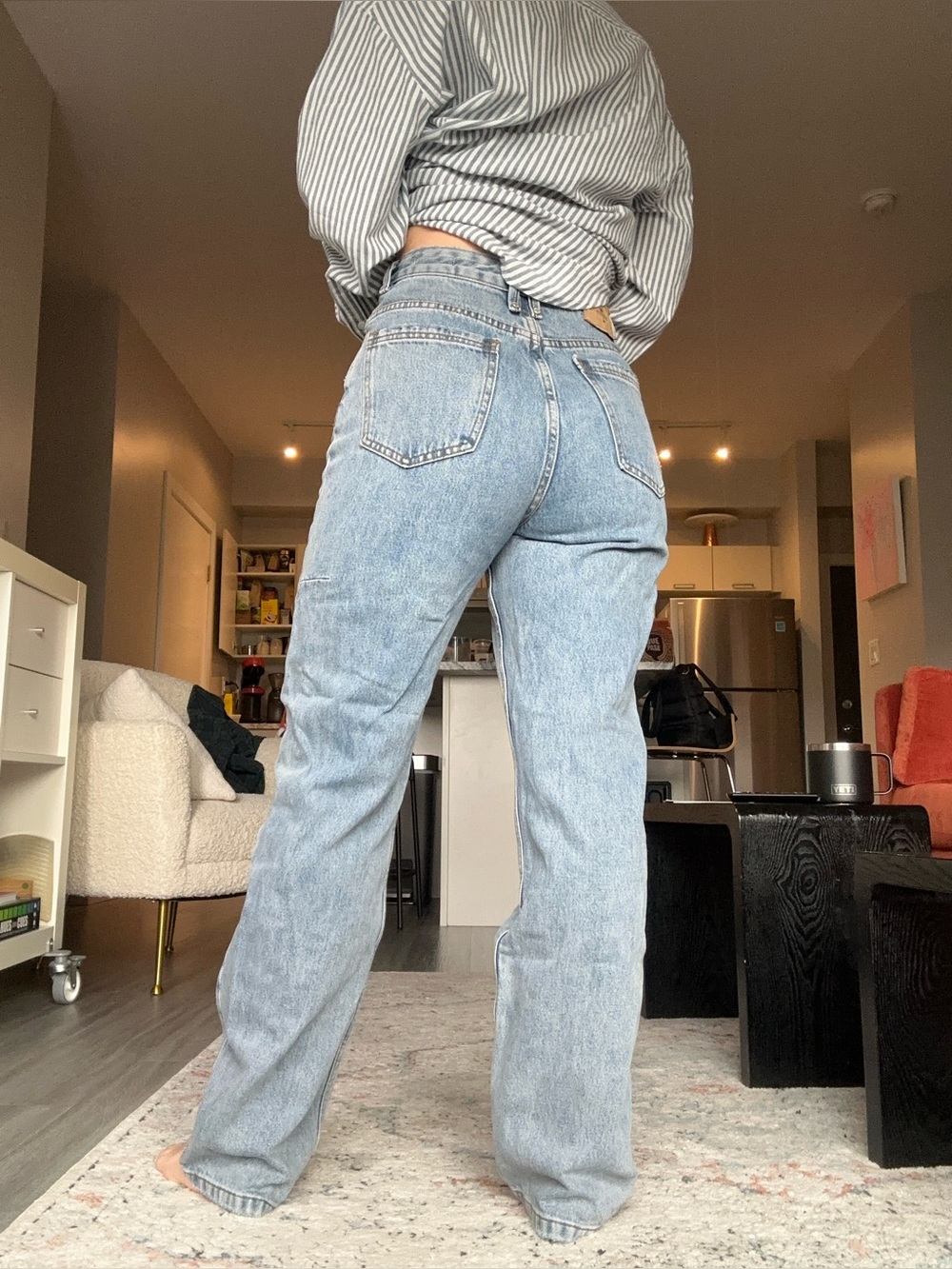 THRILLS Co. Light Blue Women's Jeans - Casual High-Rise Denim